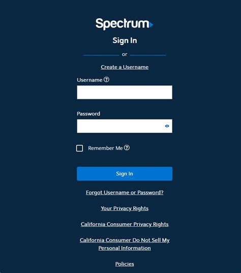 Charter spectrum business login - You can pay your bill by logging into your Spectrum account, you can manage your account in your own way, so let’s know. Step 1: First, you need to go to the “sign-in page”. Step 2: After that, click the “Sign In” button at the top right of your screen. Step 3: Then, enter the “login id” and the “Password”. Step 4: